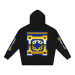 Pixel Cirkuitry Fleece Hoodie — Black