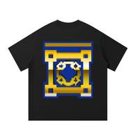 Pixel Cirkuitry Oversized Tee — Black