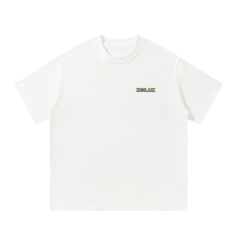 ロゴスタートアップオーバーサイズTシャツ — ホワイト