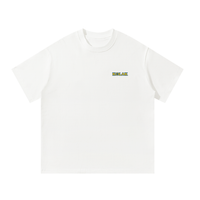 Logo Startup Oversized Tee — White
