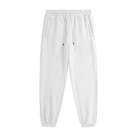 Logo Startup Fleece Joggers — White