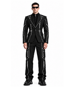 MODEL 04 — KAI, London UK, approved front digital lookbook concept; original image resized to 1000 × 1200 to match back view, no garment redesign