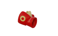 Red / Gold Fingerless Gloves [Pre-Order]