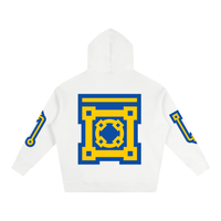 Logo Startup Fleece Hoodie — White