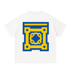 Logo Startup Oversized Tee — White
