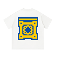 Logo Startup Oversized Tee — White