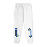 Logo Startup Fleece Joggers — White