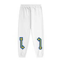 Logo Startup Fleece Joggers — White
