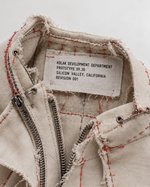 Prototype 09.30 collar and label detail