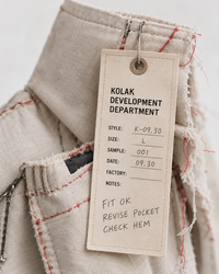 Prototype 09.30 development hangtag