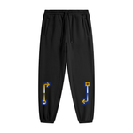 Pixel Cirkuitry Fleece Joggers — Black