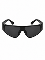 Women's Circuit 001 shades black — isolated front view on pure white background, digital design concept render.